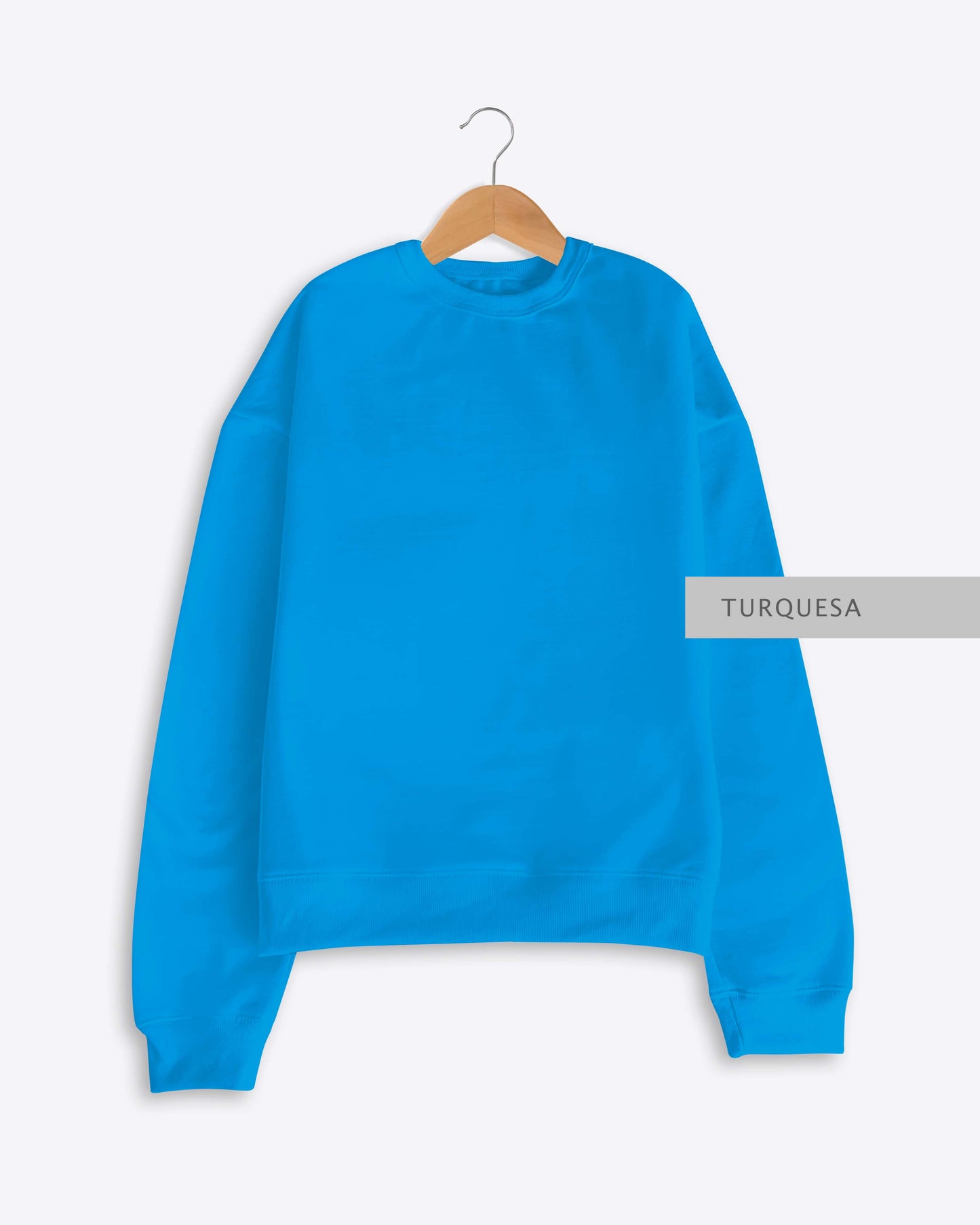 Sudadera Oversize Turquesa