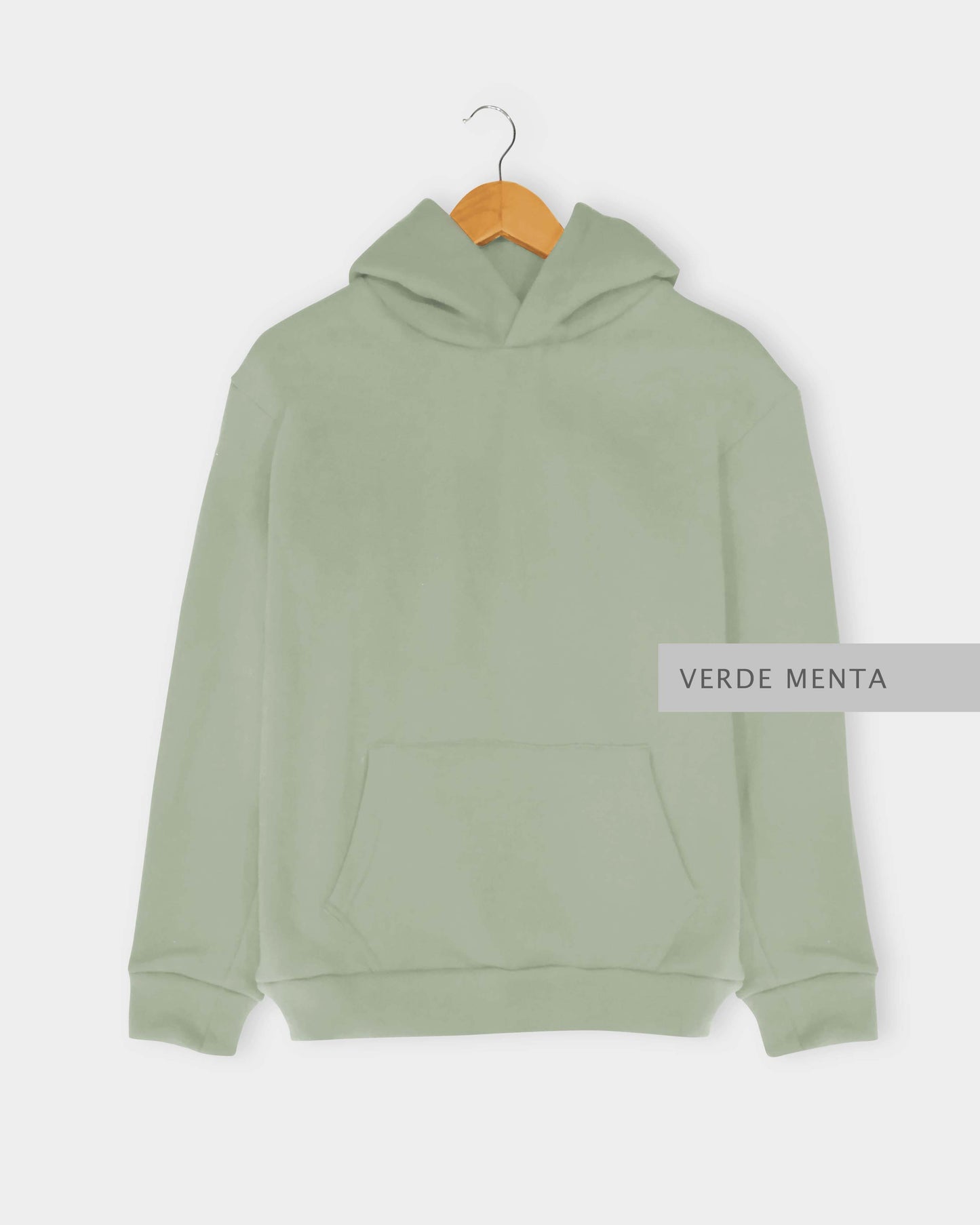 Sudadera Normal Verde Menta