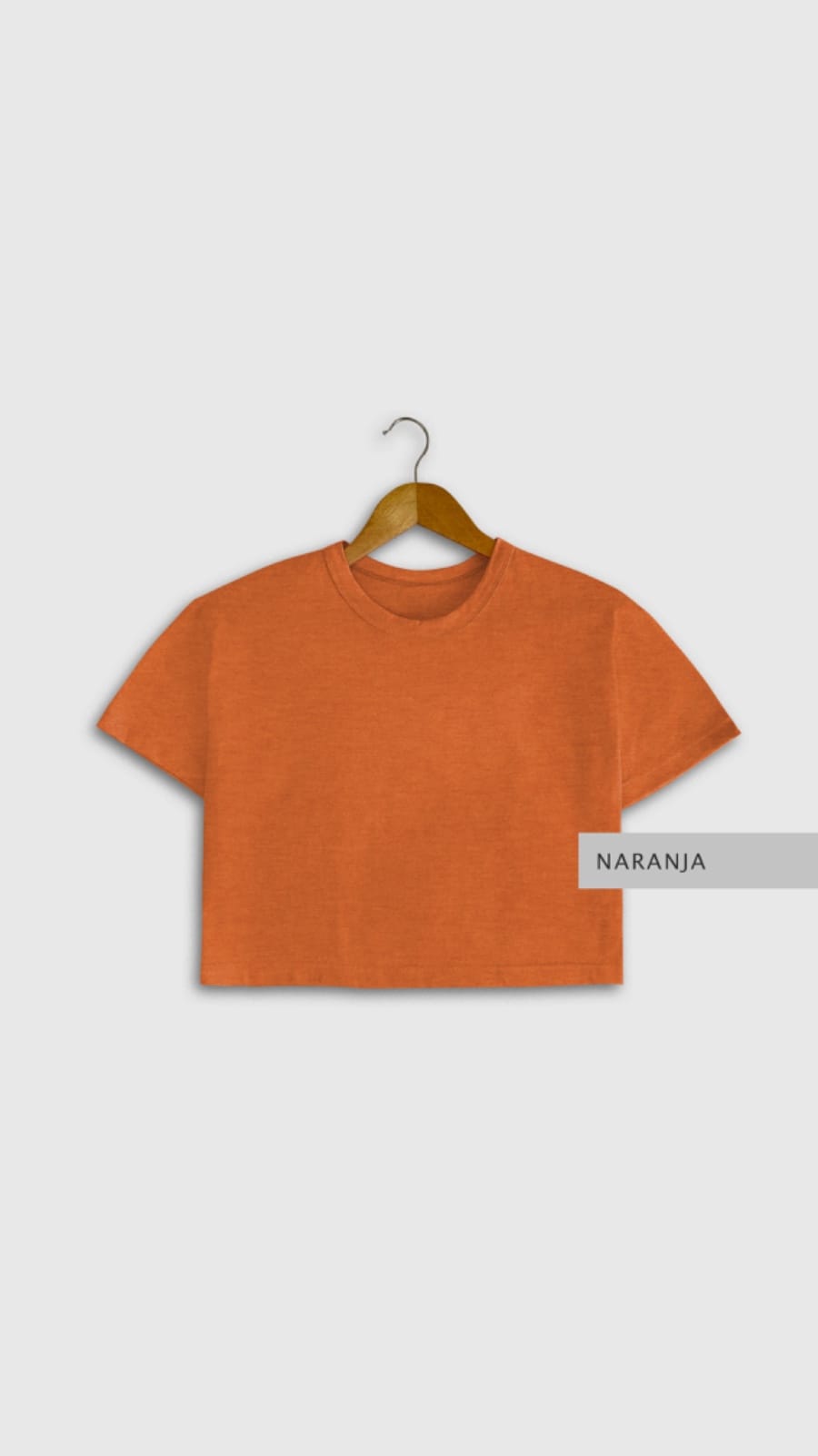 Blusa Crop Naranja