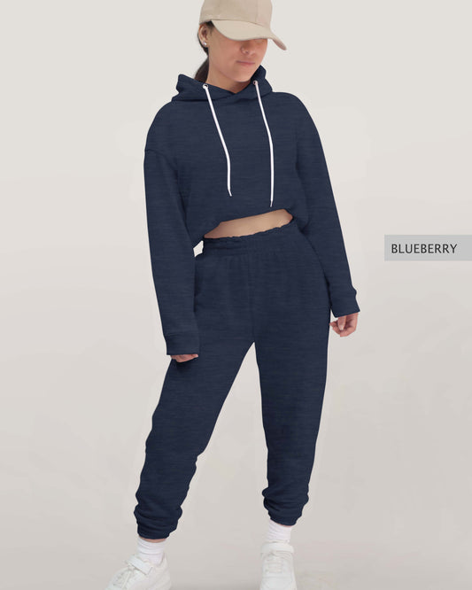 Conjunto Sudadera + Pants Dama Blueberry