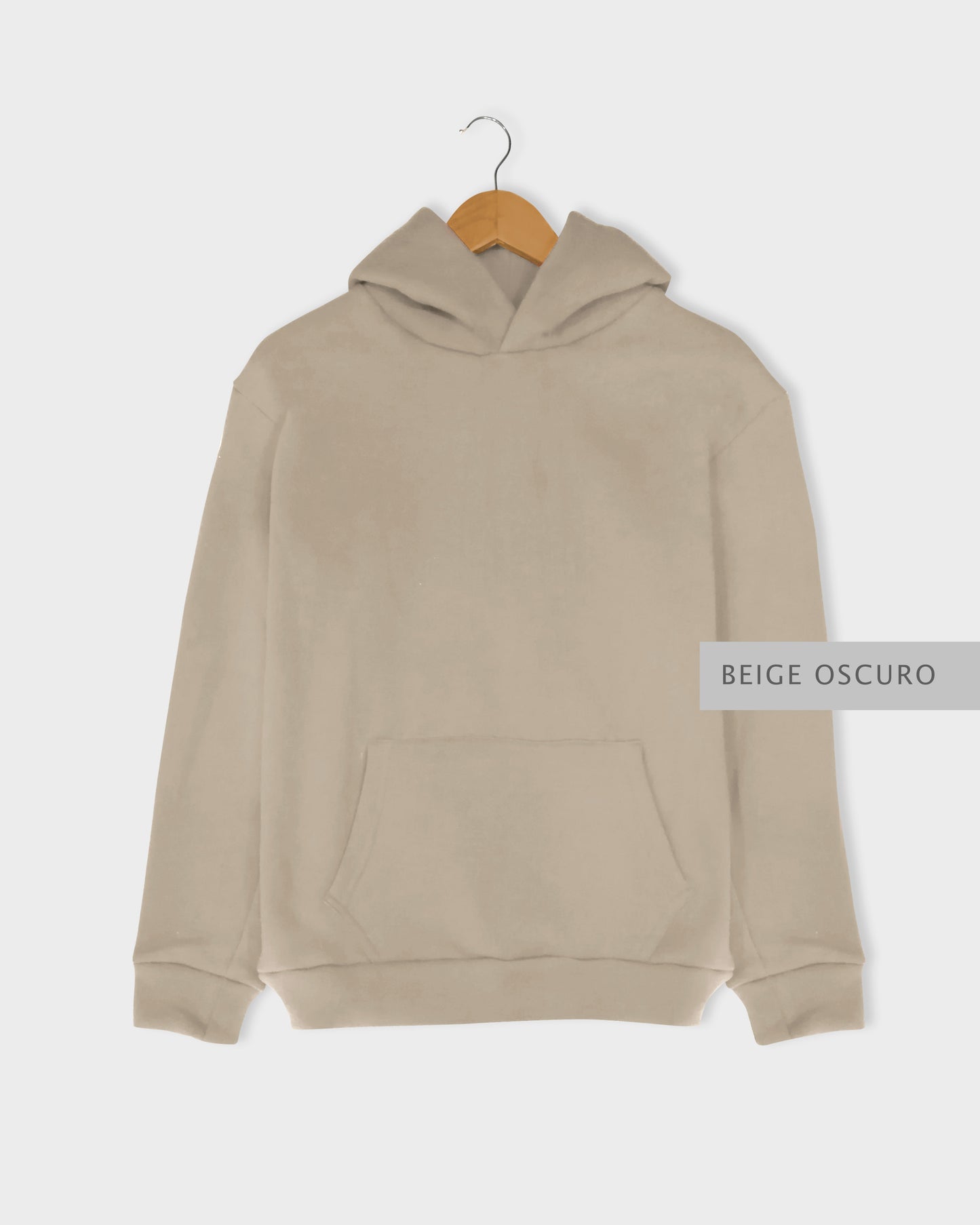 Sudadera Normal Beige oscuro