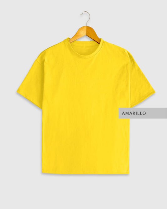 Playera Oversize Amarillo