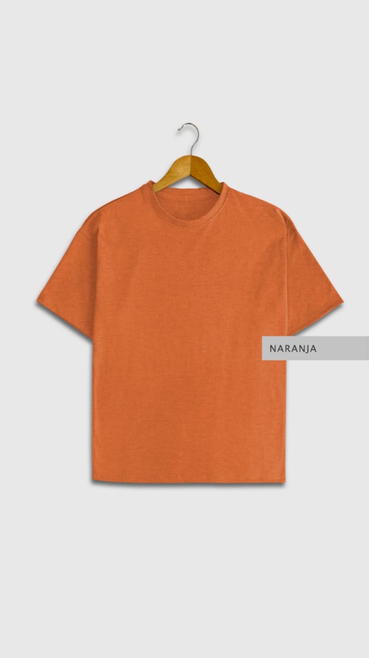 Playera Oversize Naranja